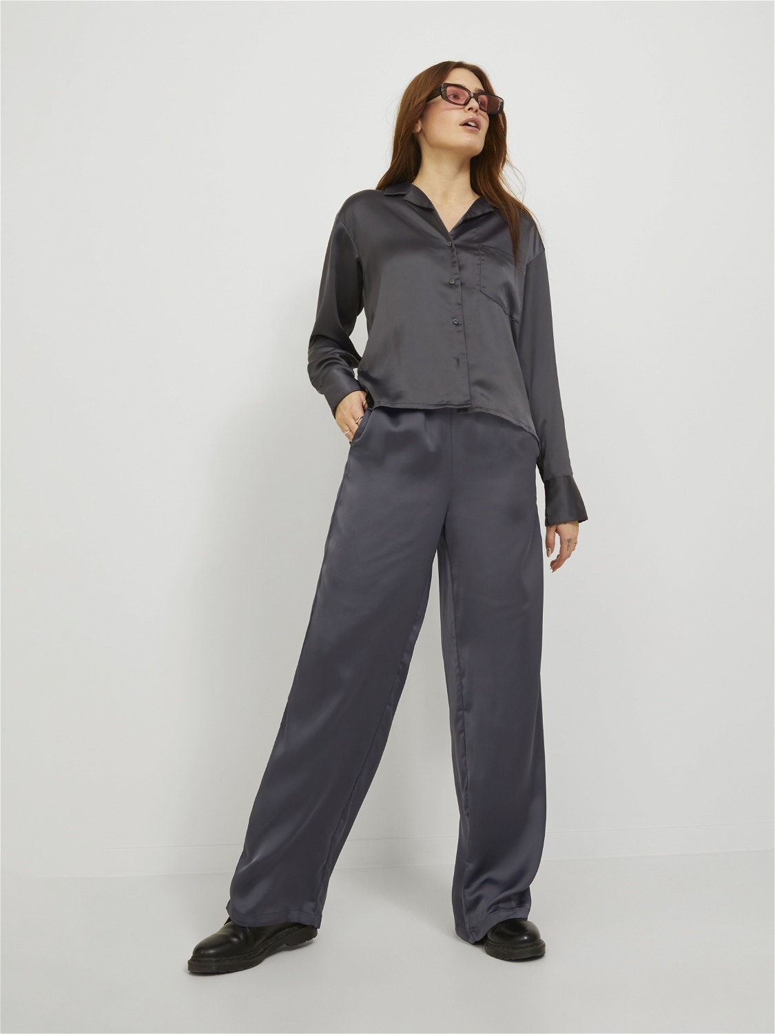 JJXX JXKIRA Classic trousers -Asphalt - 12200161