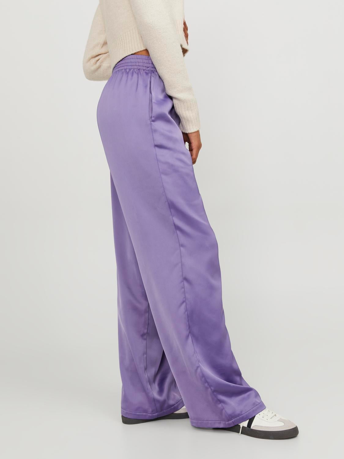 JXKIRA Classic trousers Dark Purple JJXX