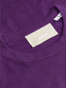 JJXX JXLARA Crewneck Stickad tröja -Acai - 12200214