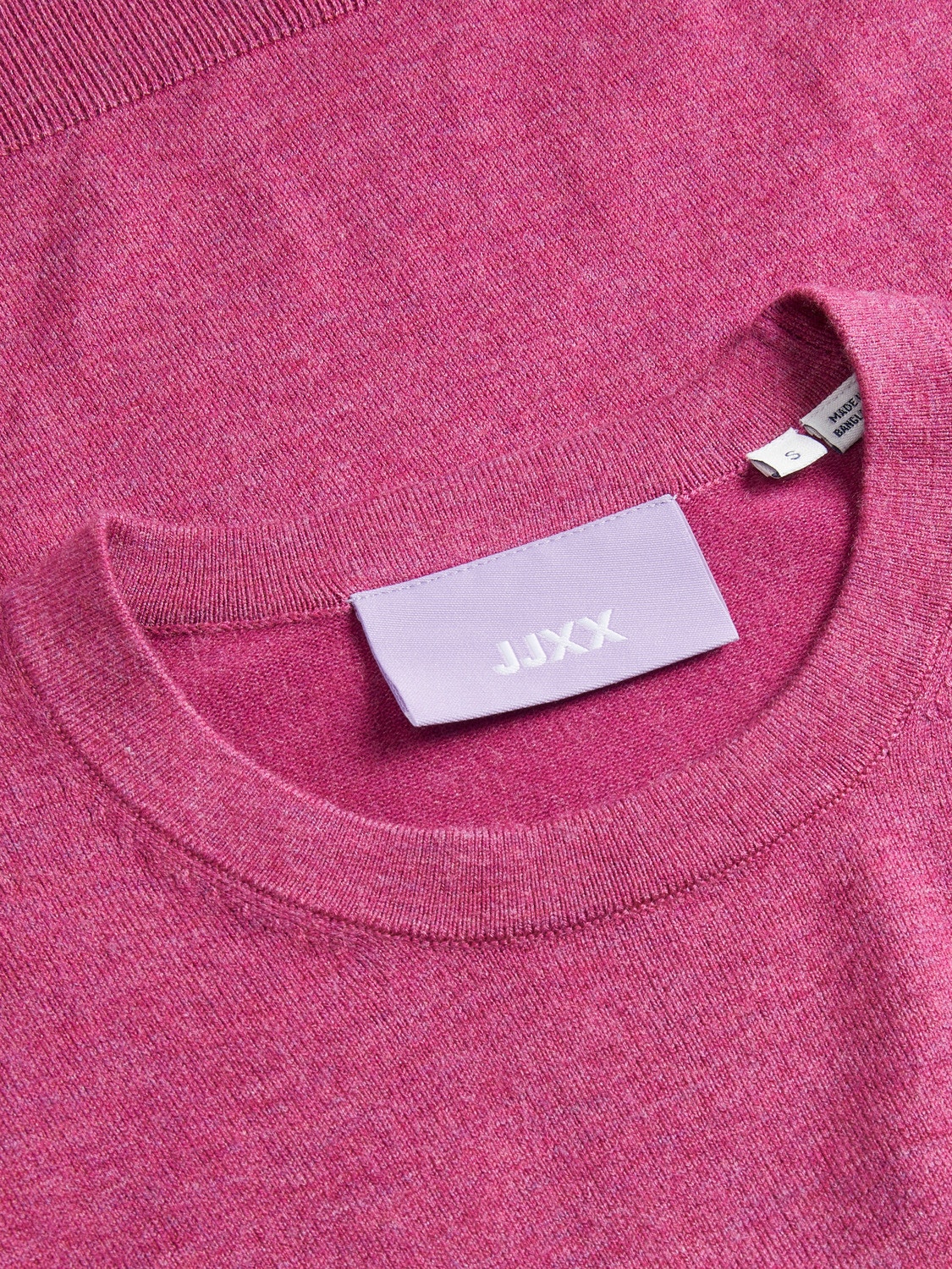 JJXX JXLARA Meeskonnakaelusega džemper -Festival Fuchsia - 12200214
