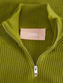 JJXX JXLEYA Stickad tröja med halv dragkedja -Woodbine - 12200268