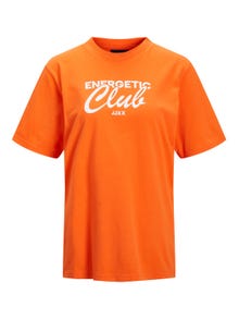 JJXX Καλοκαιρινό μπλουζάκι -Red Orange - 12200300