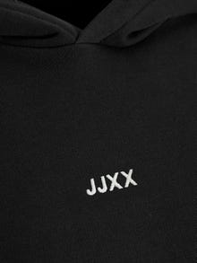 JJXX Λογότυπο Φούτερ με κουκούλα -Black - 12200382