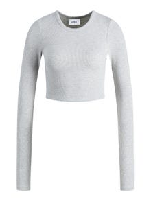JJXX JXFELINE T-skjorte -Light Grey Melange - 12200402