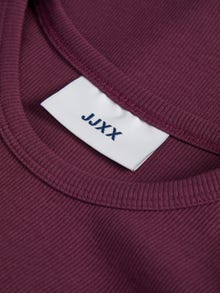 JJXX JXFELINE T-shirt -Grape Wine - 12200402