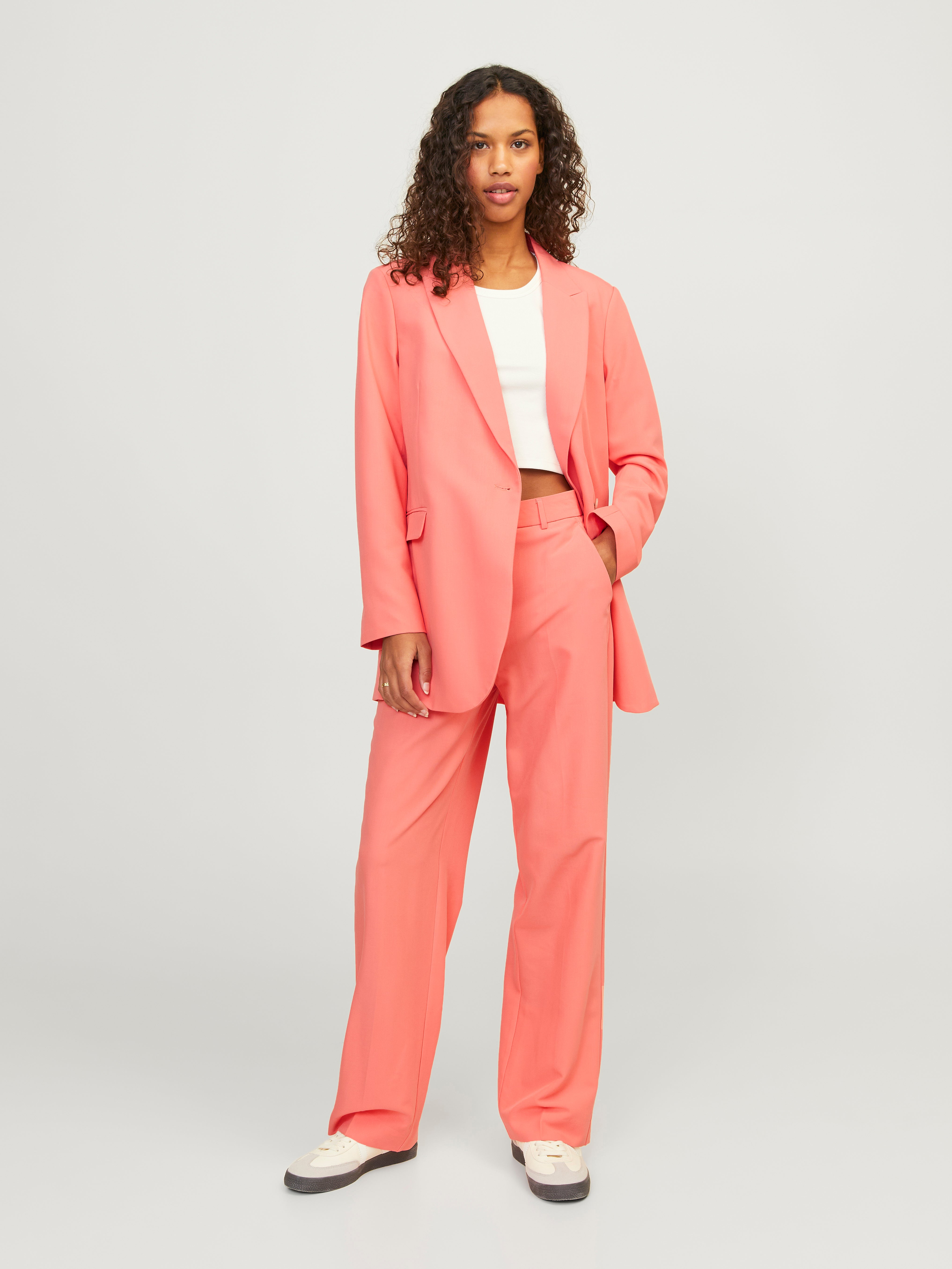 Coral clearance pink blazer