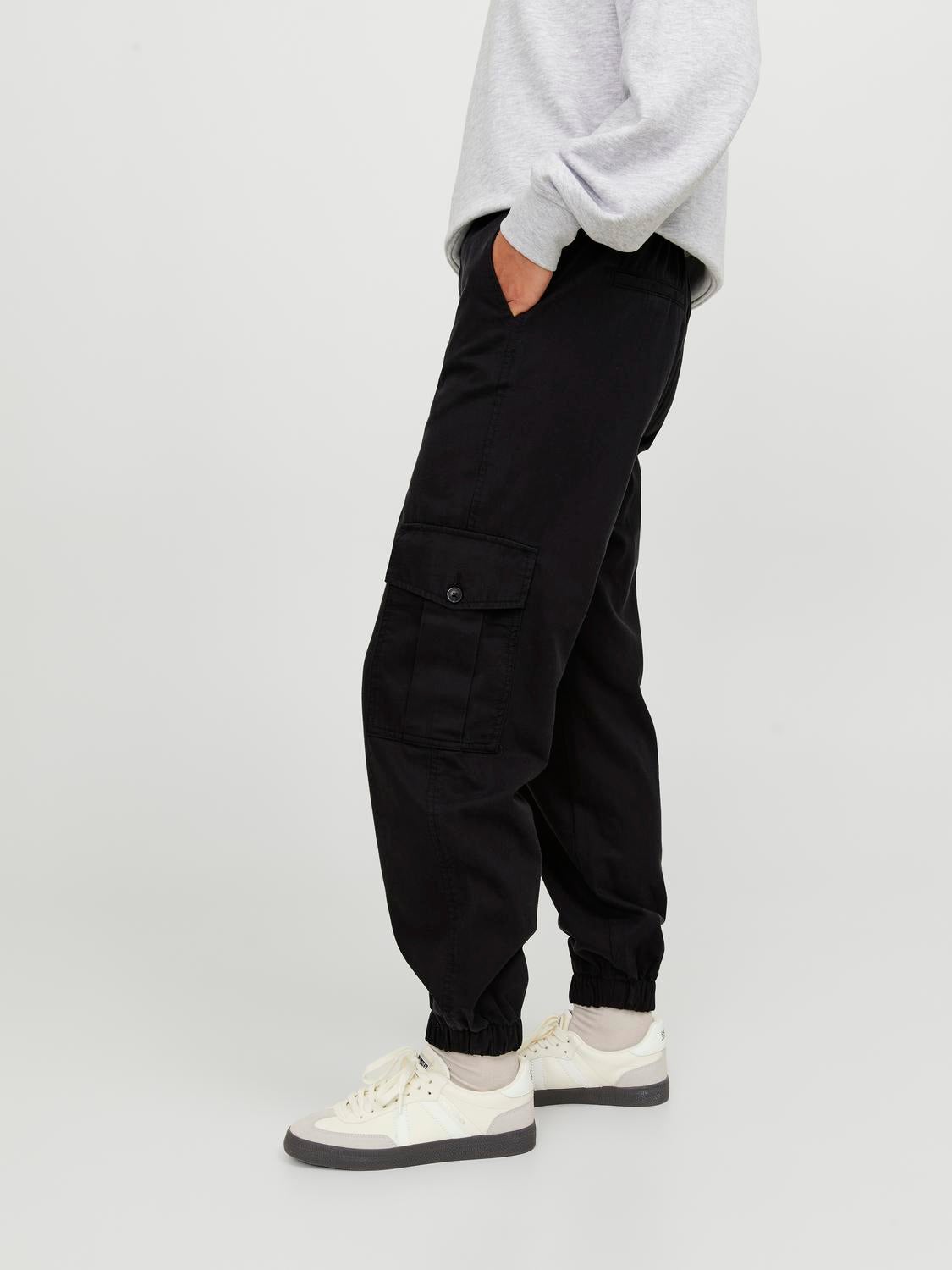 JXHOLLY Cargo trousers, Black