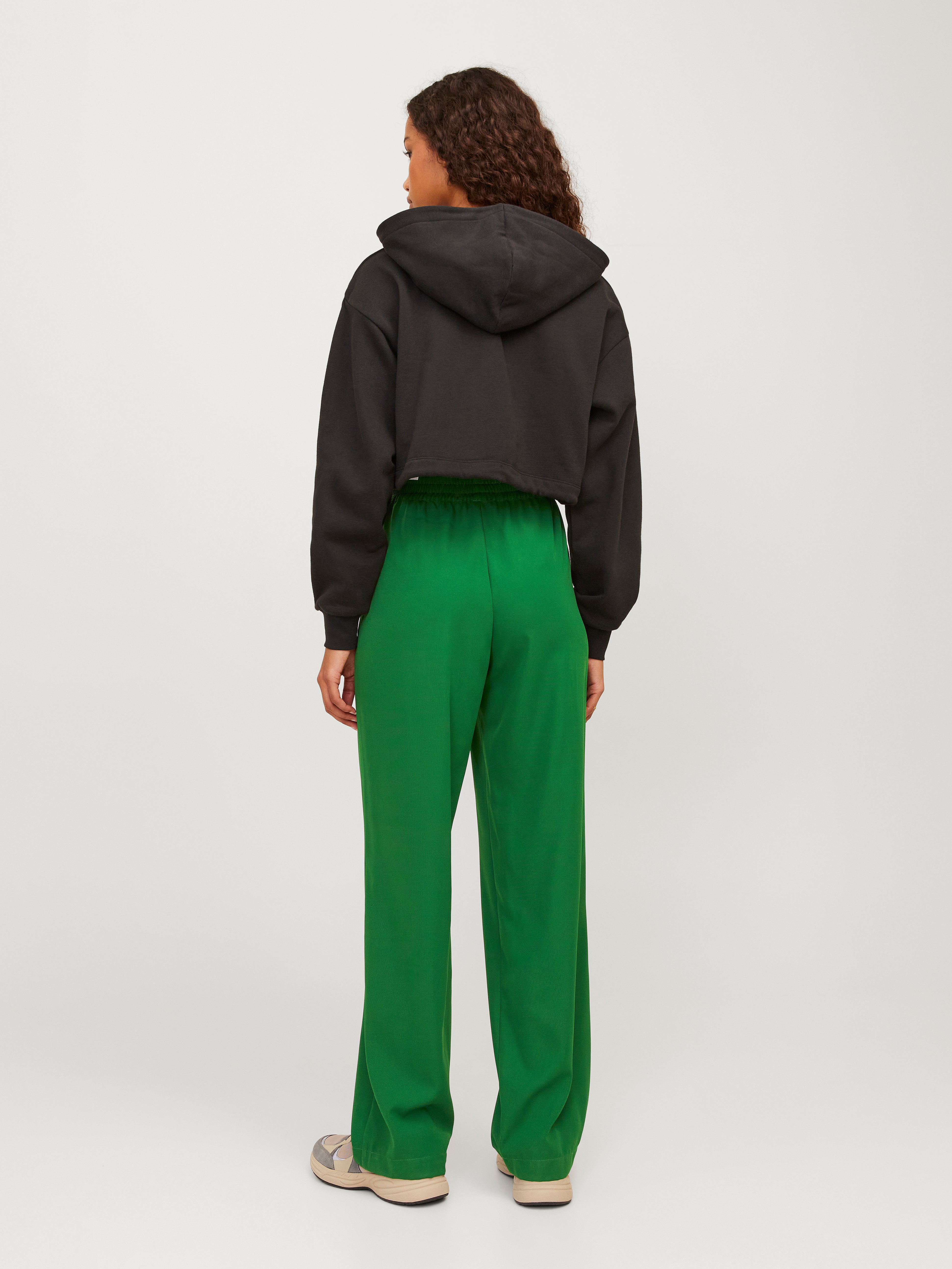 たぬき 希少 JXPOPPY Classic trousers | Dark Green | JJXX® パンツ
