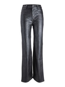 JJXX JXKENYA Faux leather trousers -Black - 12201557