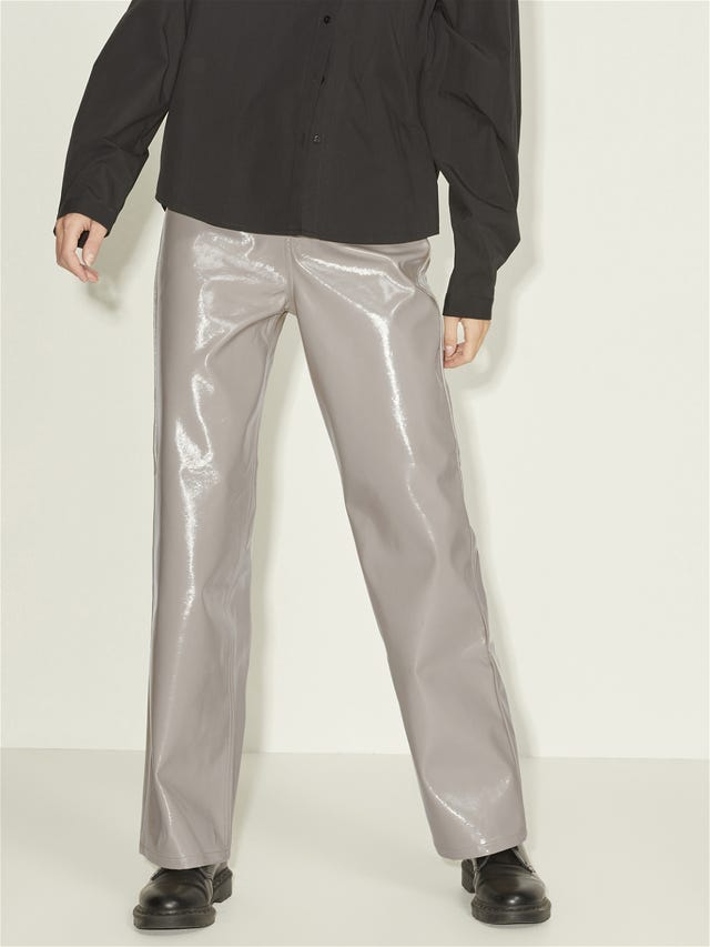 JJXX Παντελόνι Slim Straight Fit Παντελόνι από συνθετικό δέρμα - 12201557