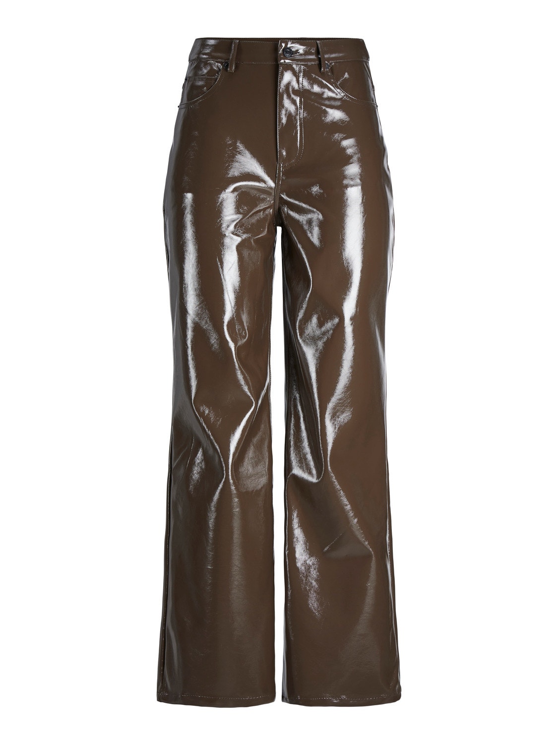 JJXX JXKENYA Faux leather trousers -Demitasse - 12201557
