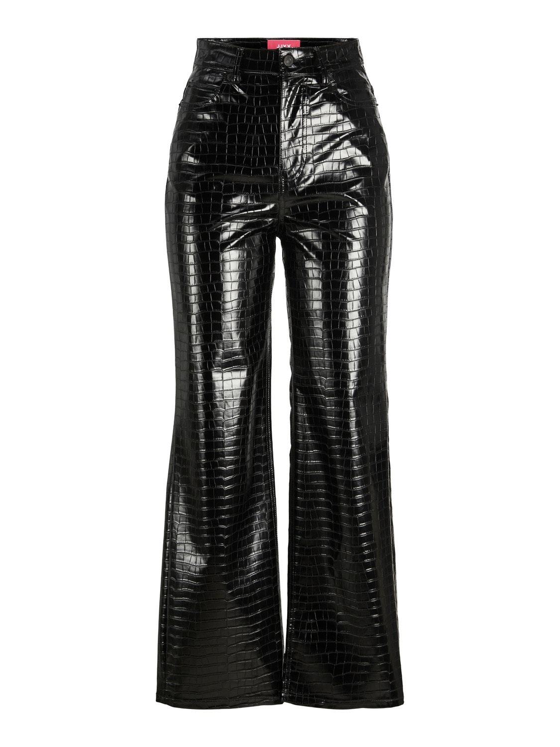 JJXX JXKENYA Spodnie ze sztucznej skóry -Black - 12201557