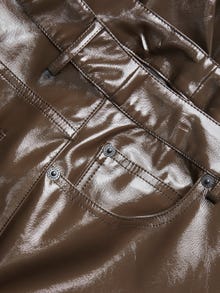 JJXX JXKENYA Faux leather trousers -Demitasse - 12201557