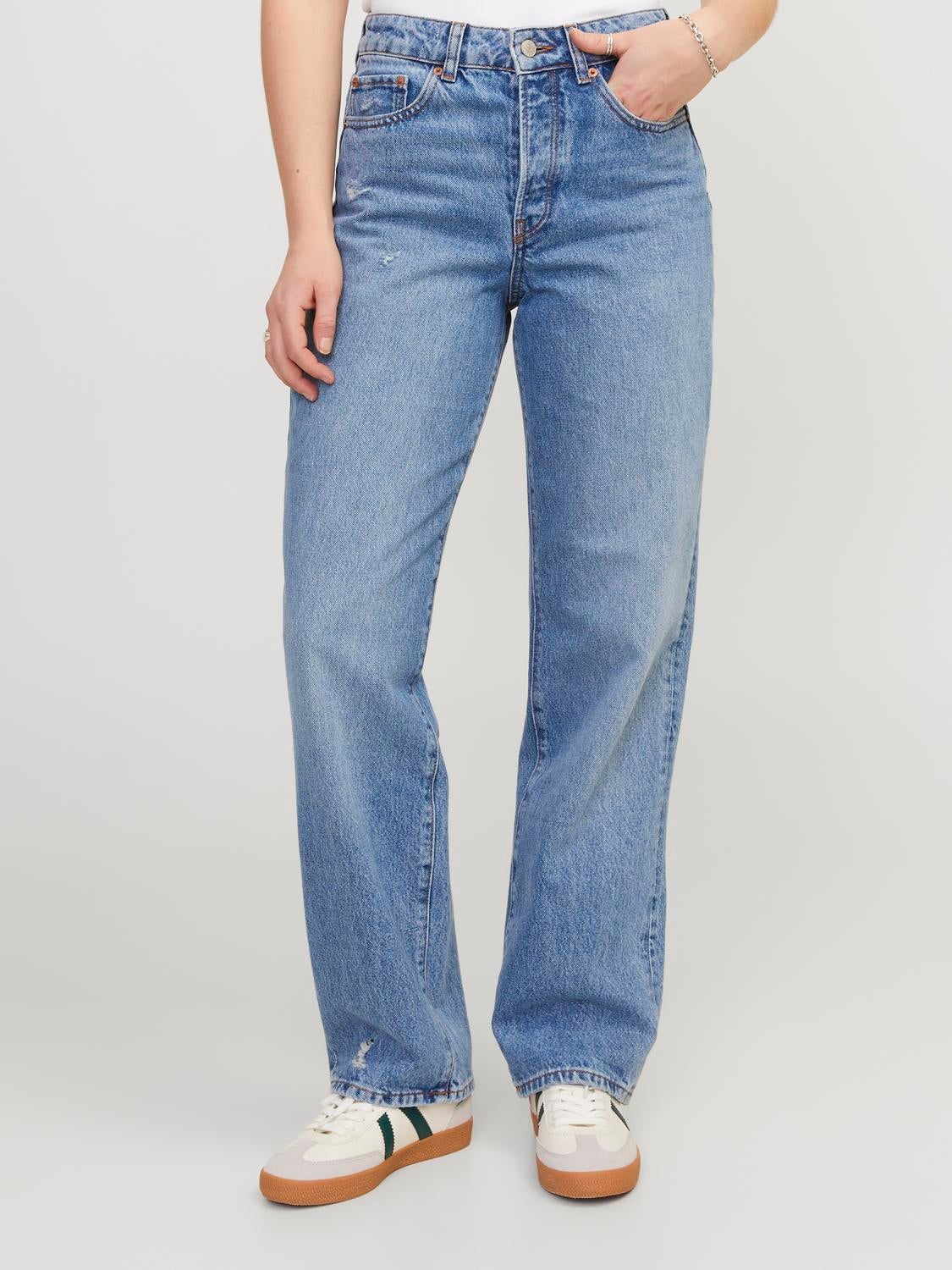 Loose hem fashion jeans