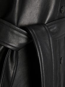 JJXX JXLUNA Dirbtinės odos marškiniai -Black - 12204642