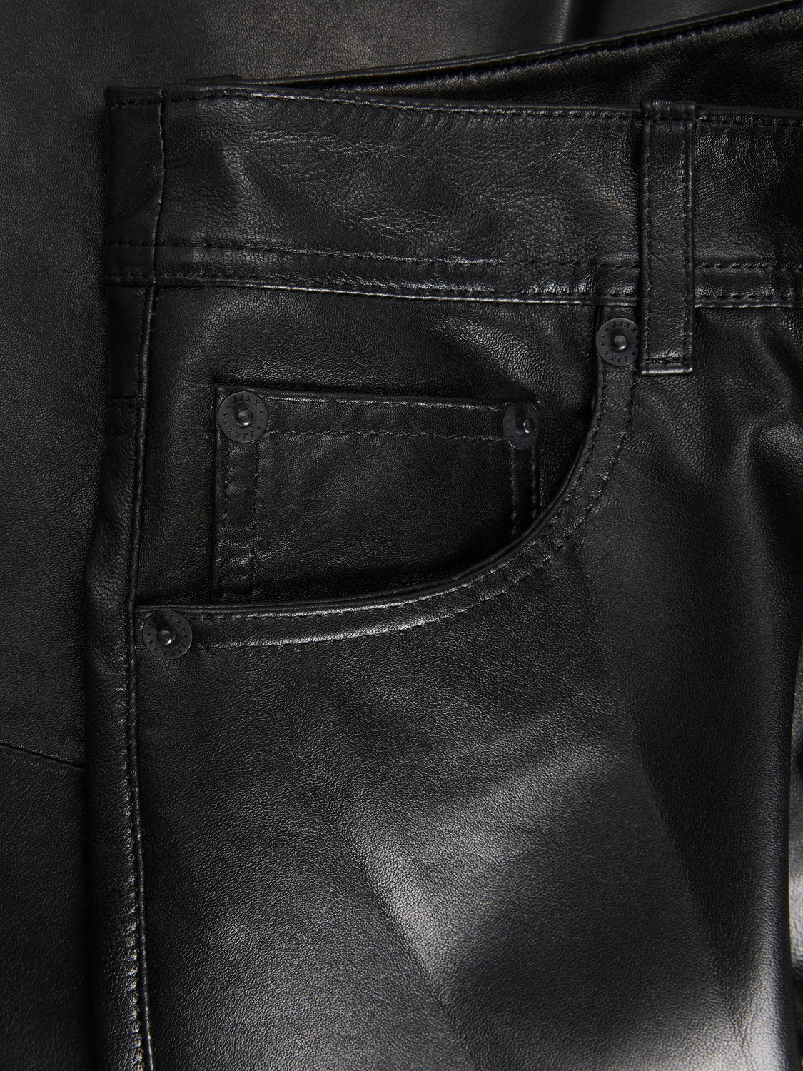 JJXX JXGRACE Skórzane spodnie -Black - 12204722