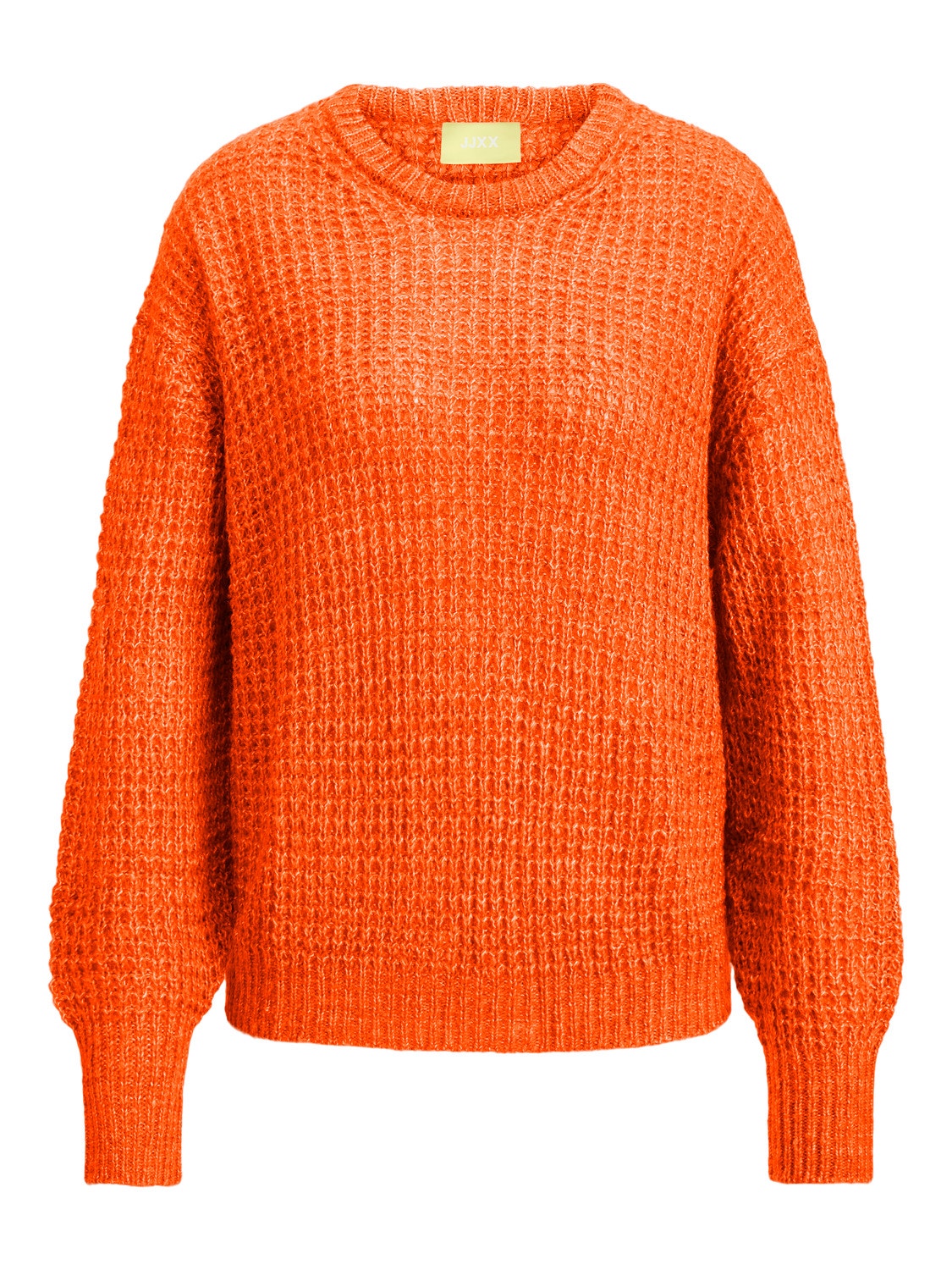 JJXX JXCAMILLA Meeskonnakaelusega džemper -Red Orange - 12205686