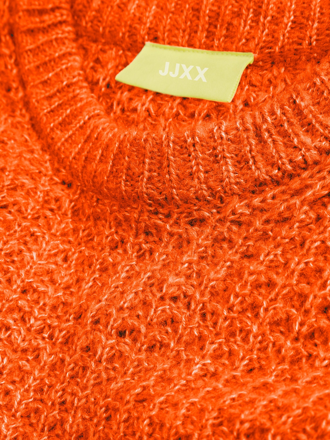 JJXX JXCAMILLA Crewneck Stickad tröja -Red Orange - 12205686