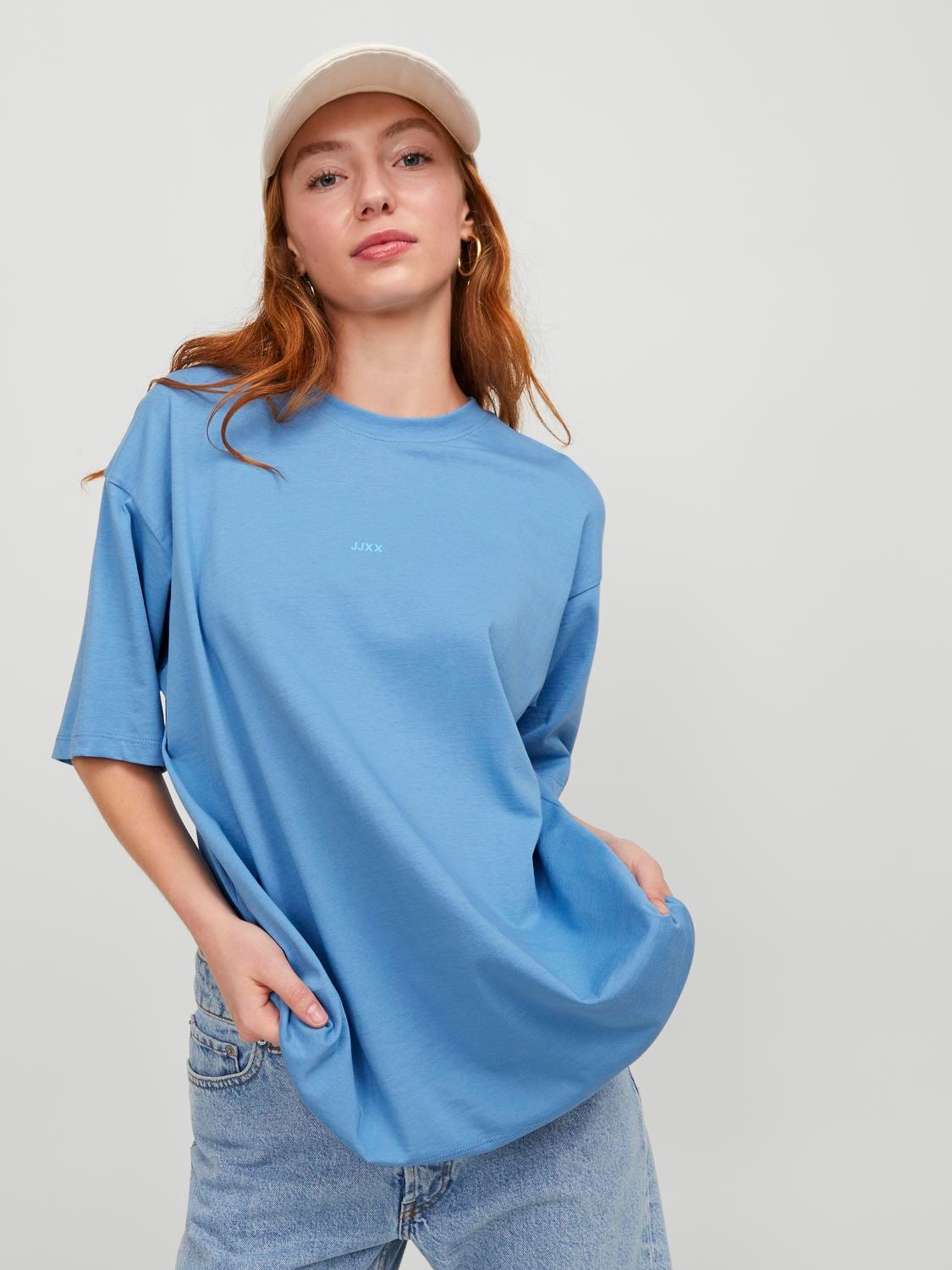 JJXX JXANDREA T-skjorte -Silver Lake Blue - 12205777