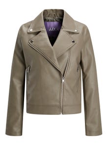 JJXX JXGAIL Leather look biker jacket -Brindle - 12206262