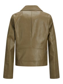 JJXX JXGAIL Faux leather jacket -Burnt Olive - 12206262