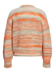 JJXX JXSIMONE Sweter z dzianiny z okrągłym dekoltem -Beige - 12207206
