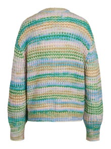 JJXX JXSIMONE Sweter z dzianiny z okrągłym dekoltem -Medium Green - 12207206