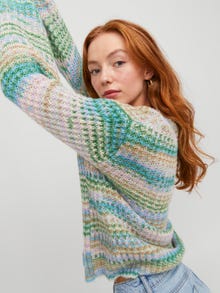 JJXX JXSIMONE Sweter z dzianiny z okrągłym dekoltem -Medium Green - 12207206