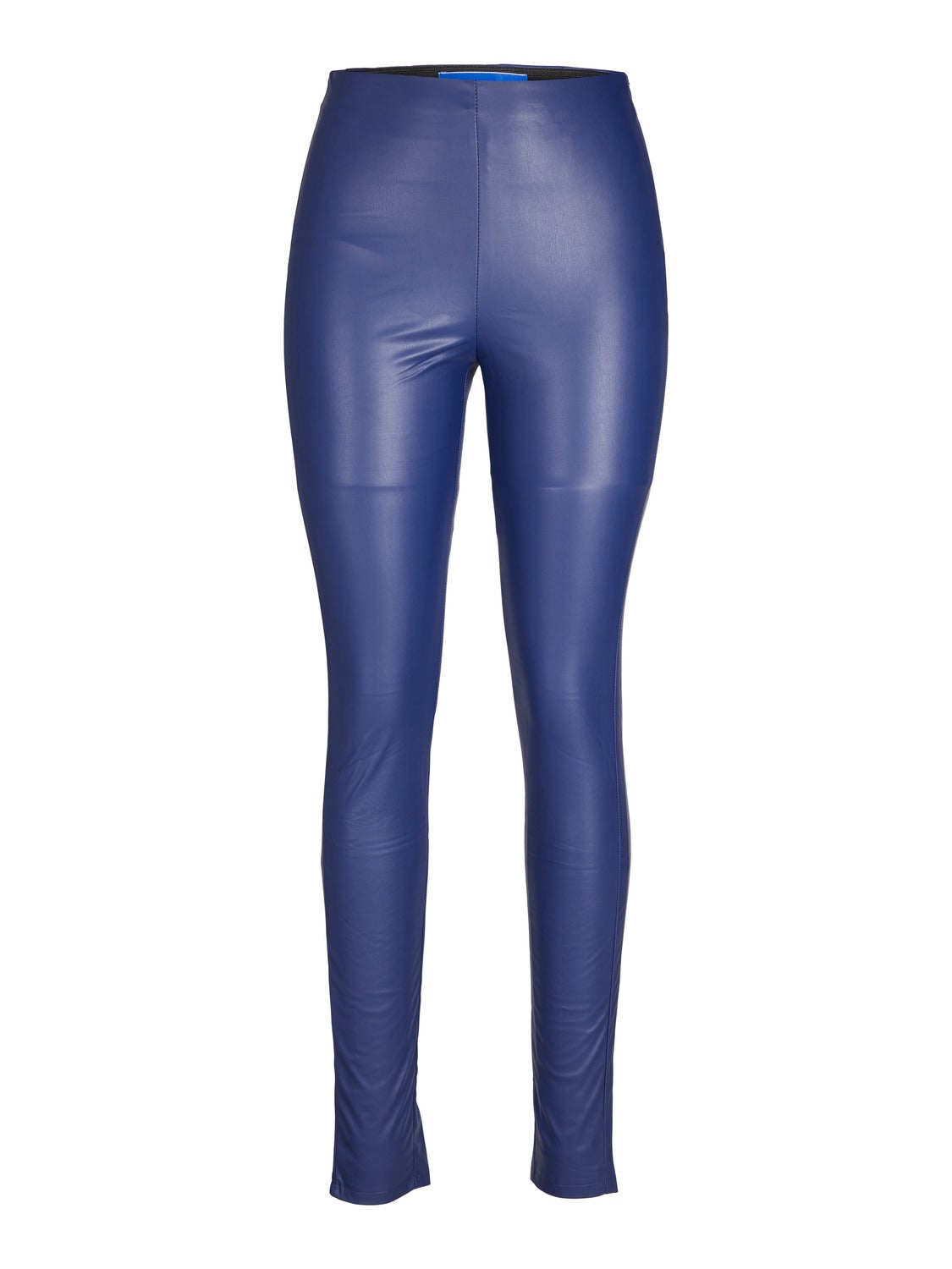 royal blue faux leather pants