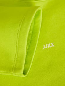 JJXX JXABBIE Felpa Girocollo -Lime Punch - 12214536