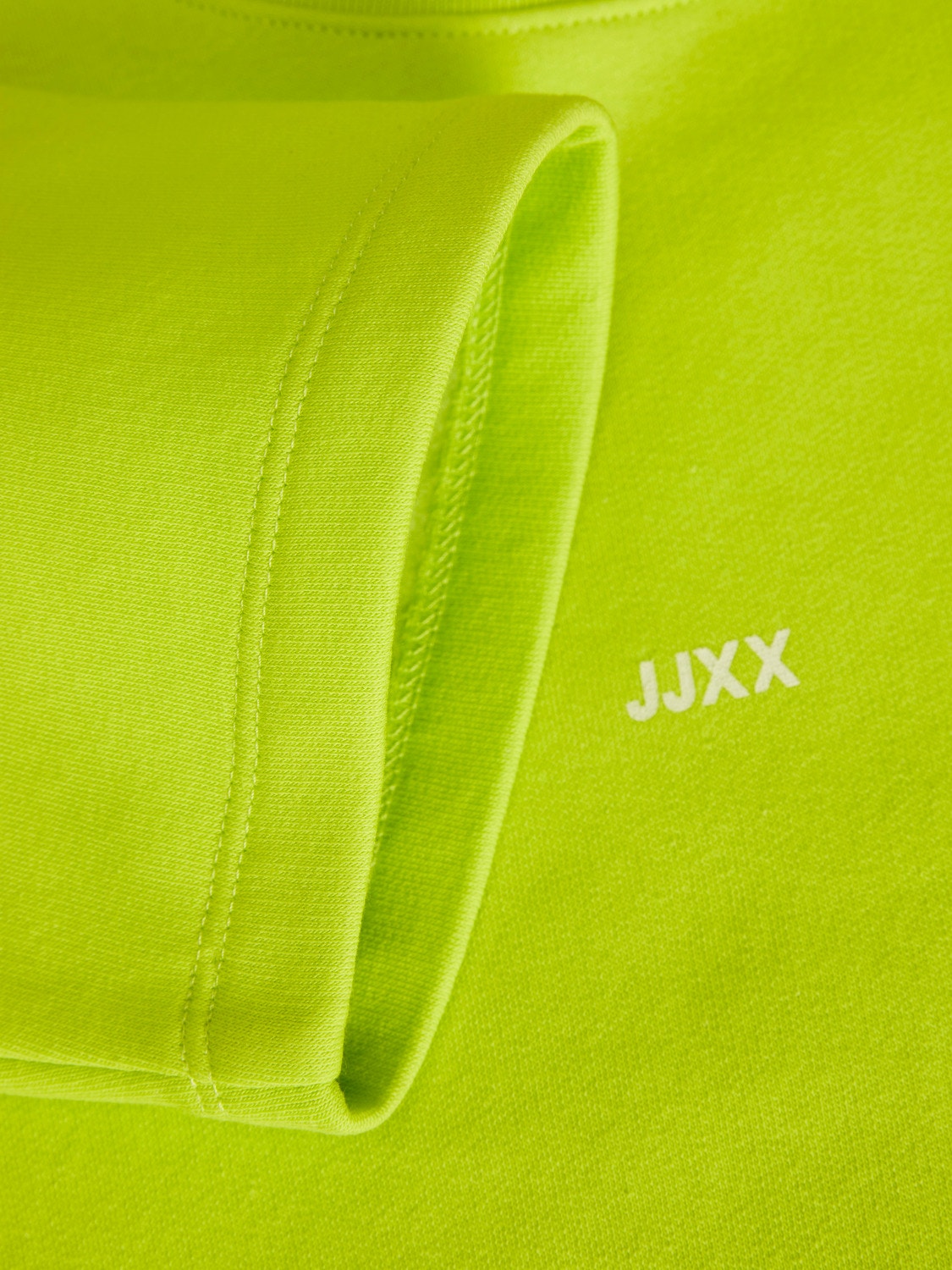 JJXX JXABBIE Pyöreäkauluksinen collegepaita -Lime Punch - 12214536