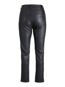 JJXX Παντελόνι Slim Fit Παντελόνι από συνθετικό δέρμα -Black - 12215327