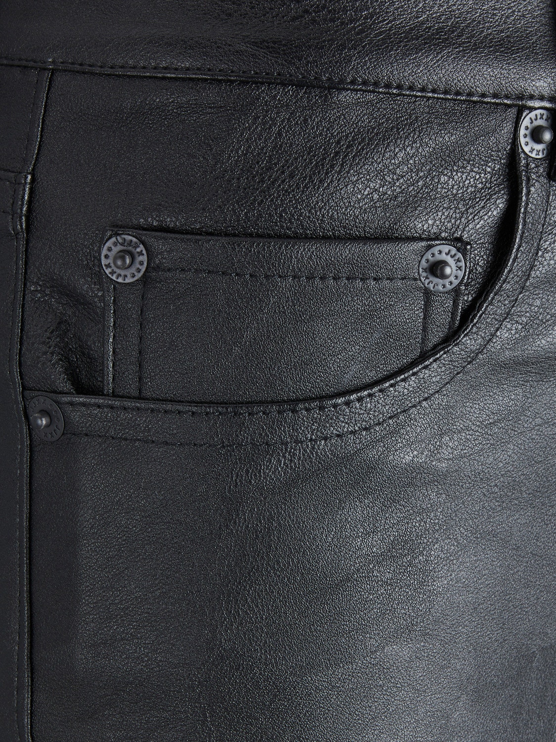 JJXX JXBERLIN Spodnie ze sztucznej skóry -Black - 12215327