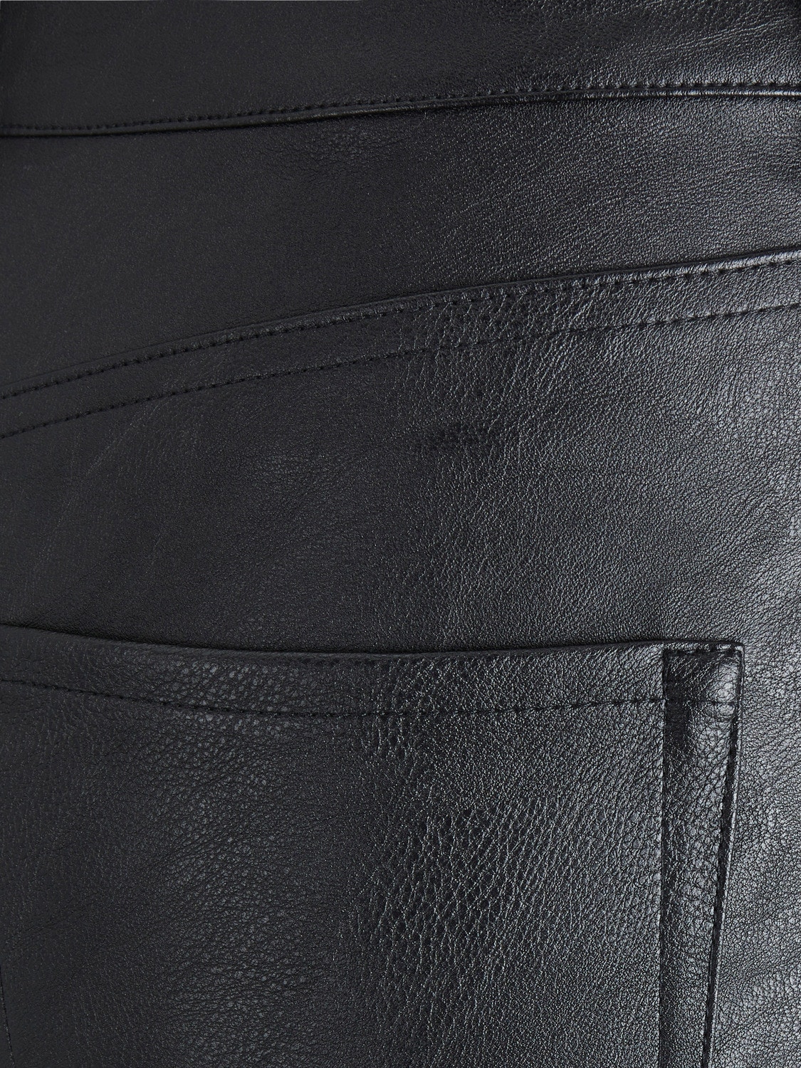 JJXX JXBERLIN Kalhoty z umělé kůže -Black - 12215327