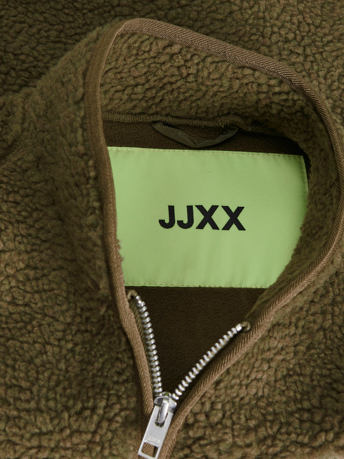 JJXX JXJULIE Teddy jacket -Dark Olive - 12216423