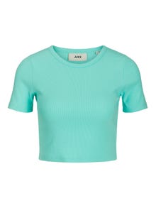 JJXX JXFLORIE T-shirt -Aruba Blue - 12217164