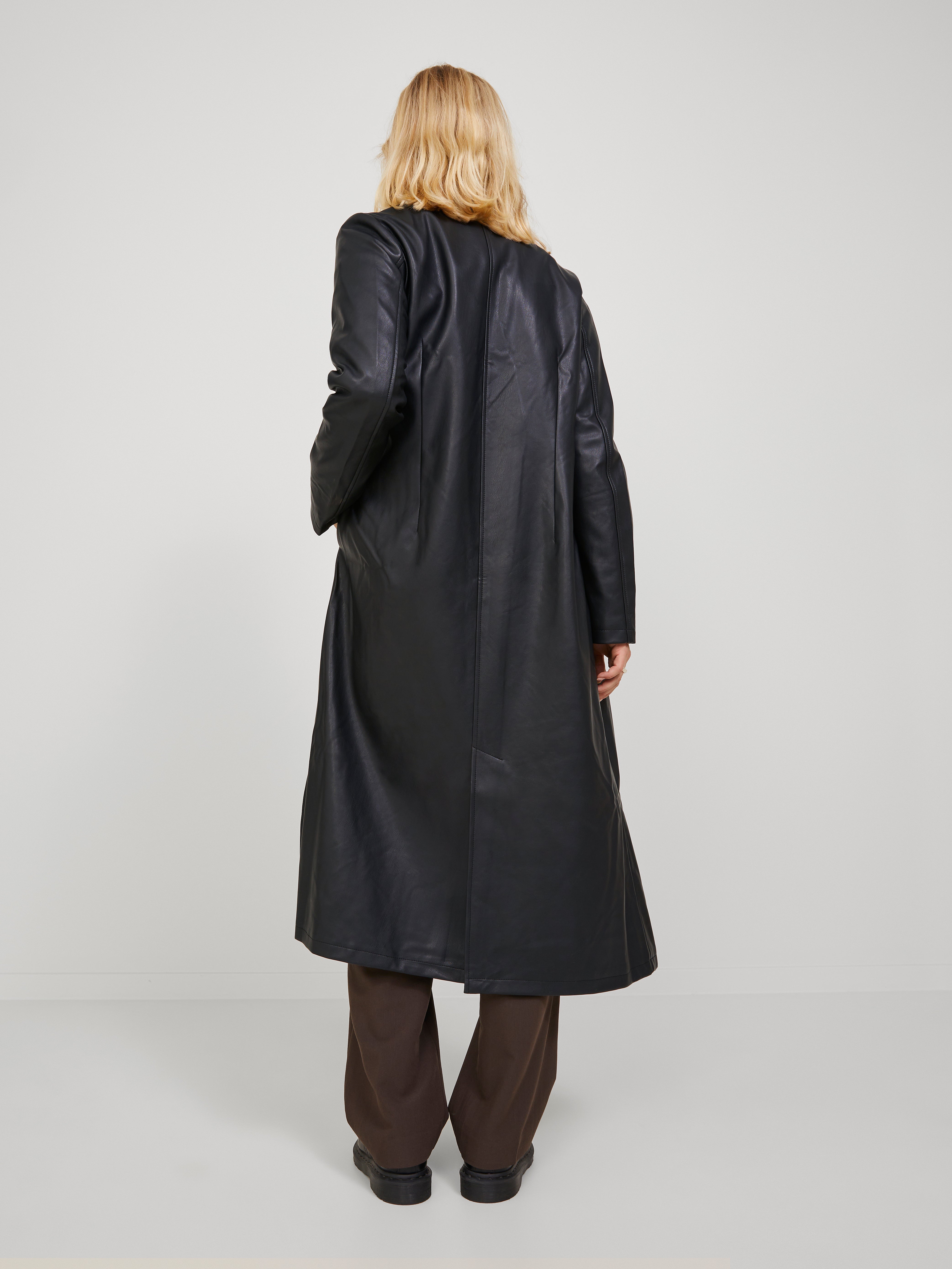 FAKE LEATHER DOCKING COAT アウター | velocityes.com