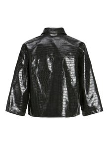 JJXX JXVIDA Faux leather shirt -Black - 12218219