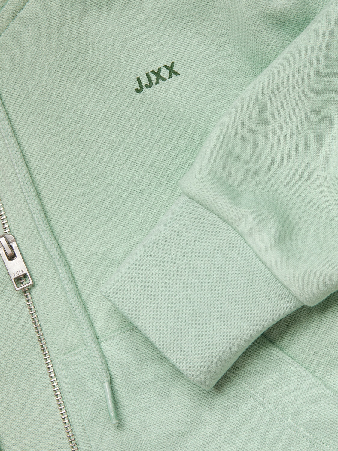 JJXX JXABBIE Sweat à capuche zippé -Grayed Jade - 12219609