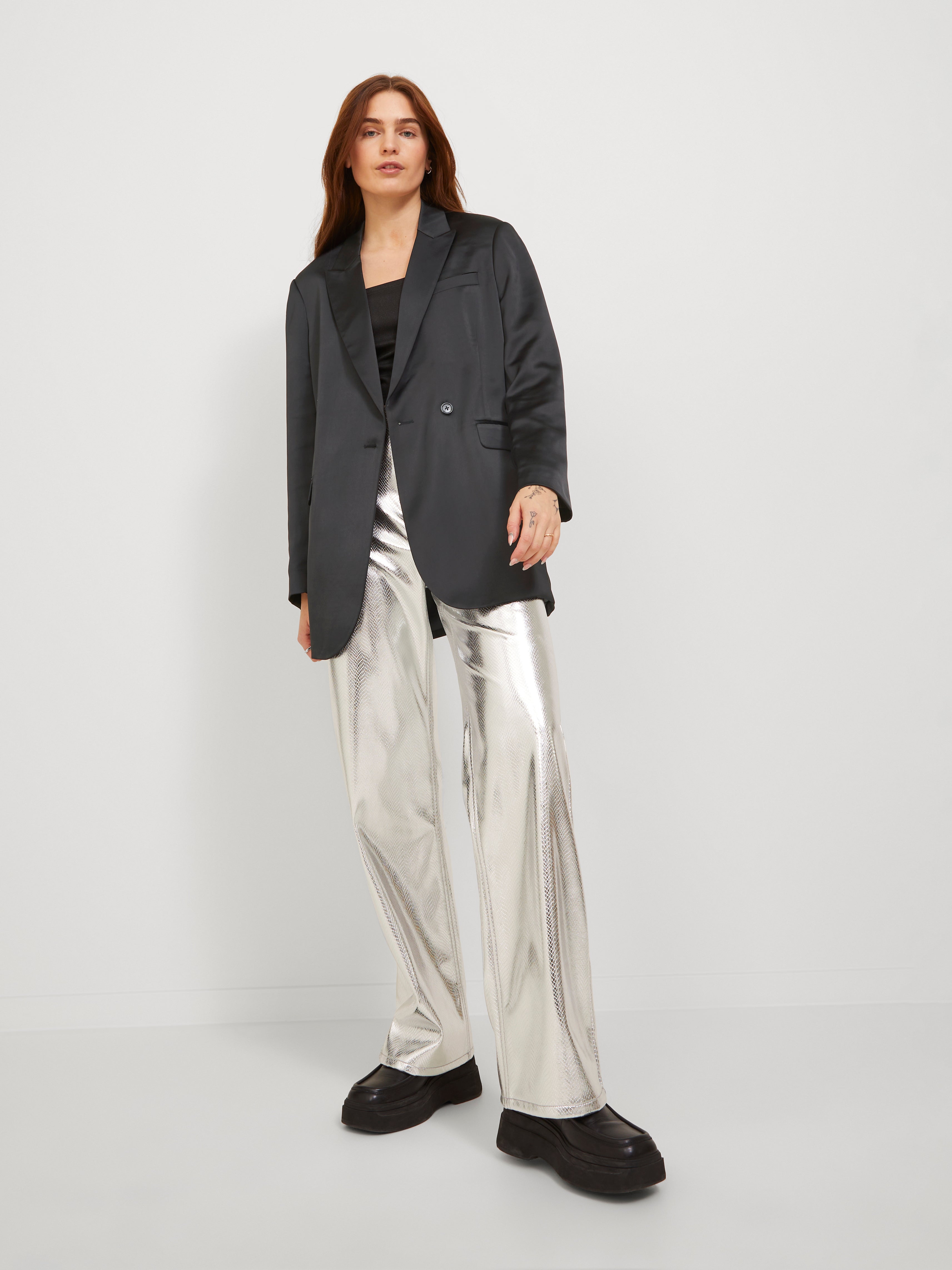 Topshop satin clearance suit jacket