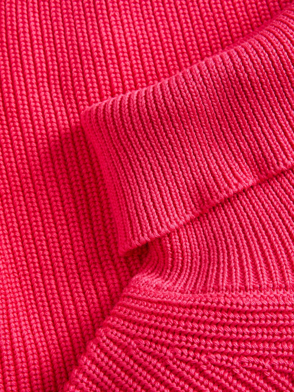 JJXX JXLIV Sweter z dzianiny z okrągłym dekoltem -Raspberry Sorbet - 12222204