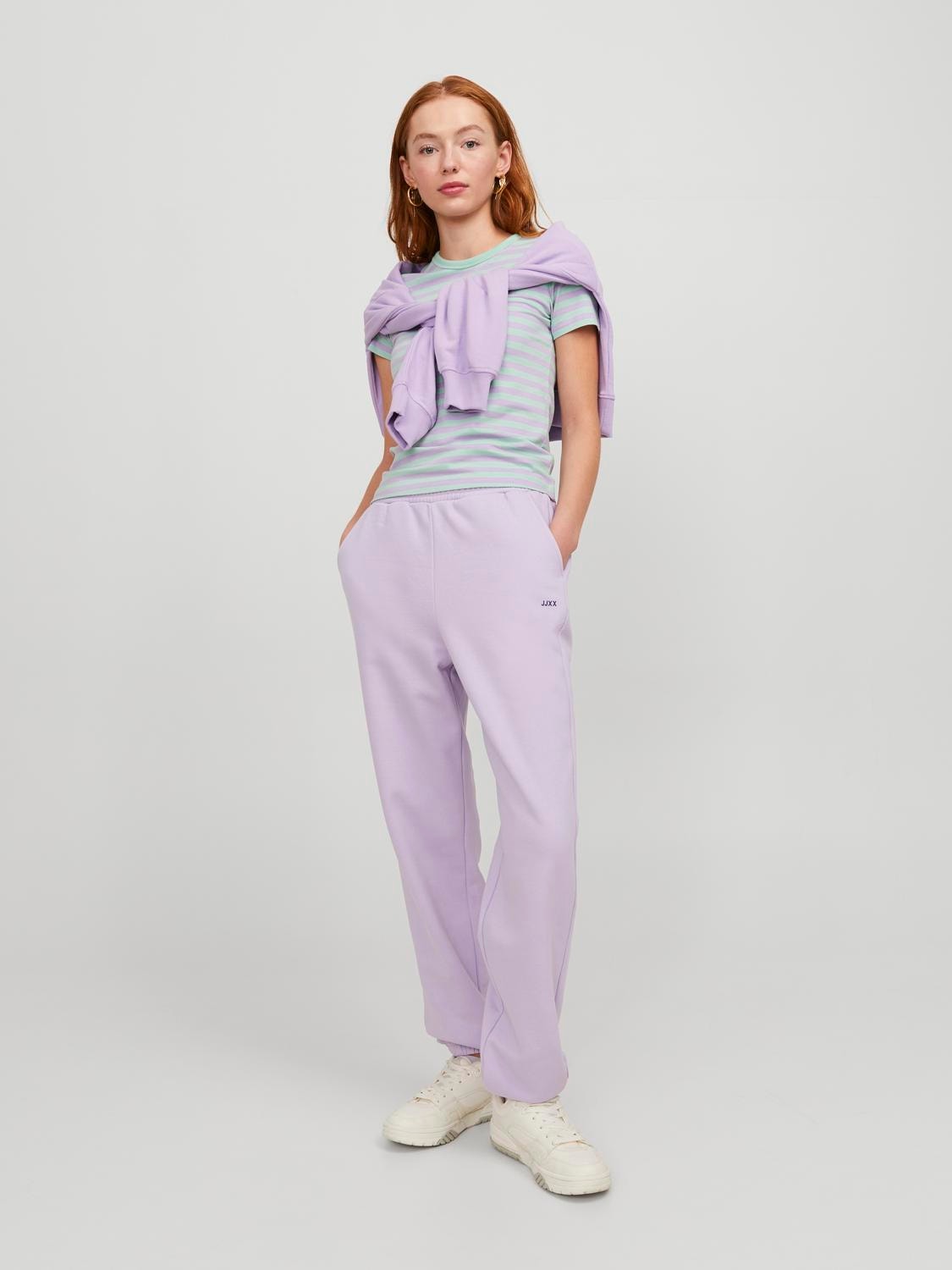 JJXX Παντελόνι Relaxed Fit Φόρμα -Lilac Breeze - 12223960