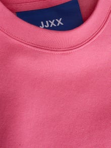 JJXX JXABBIE Bluza z okrągłym dekoltem -Carmine Rose - 12223962