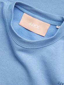 JJXX JXABBIE Crew neck Sweatshirt -Silver Lake Blue - 12223962
