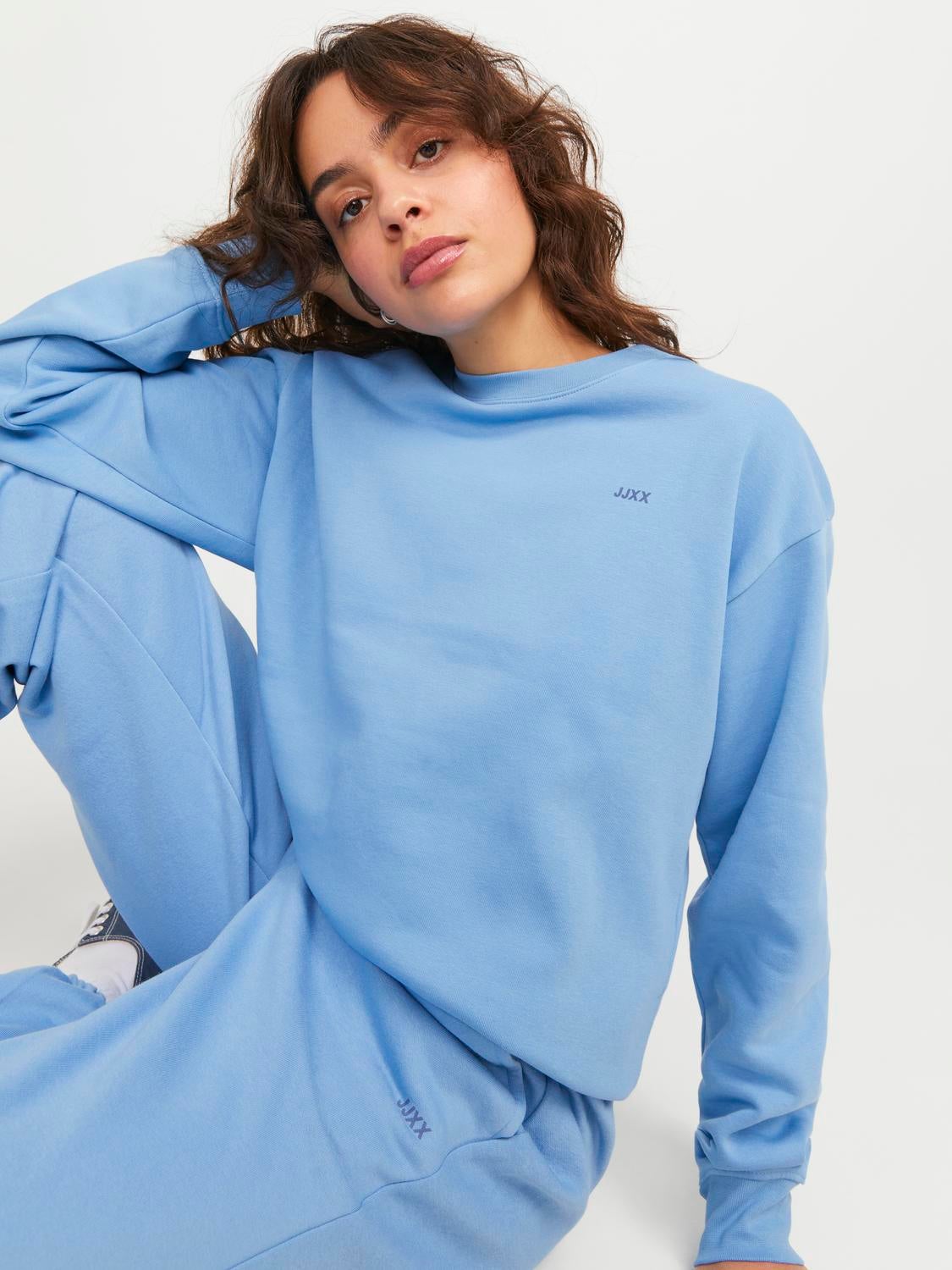 Pale blue sweatshirt outlet womens