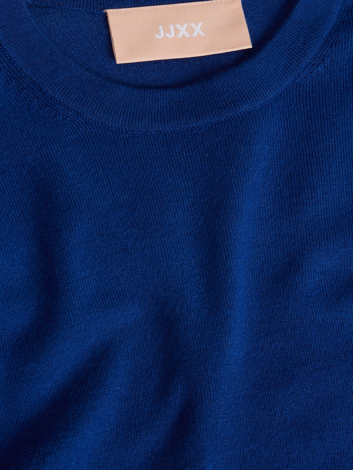 JJXX JXVALENTINA Sweter z dzianiny z okrągłym dekoltem -Sodalite Blue - 12224416