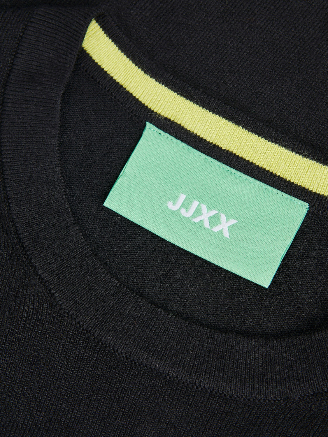 JJXX JXVALENTINA Crewneck Stickad tröja -Black - 12224416