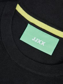 JJXX JXVALENTINA Pyöreäkauluksinen neulepusero -Black - 12224416