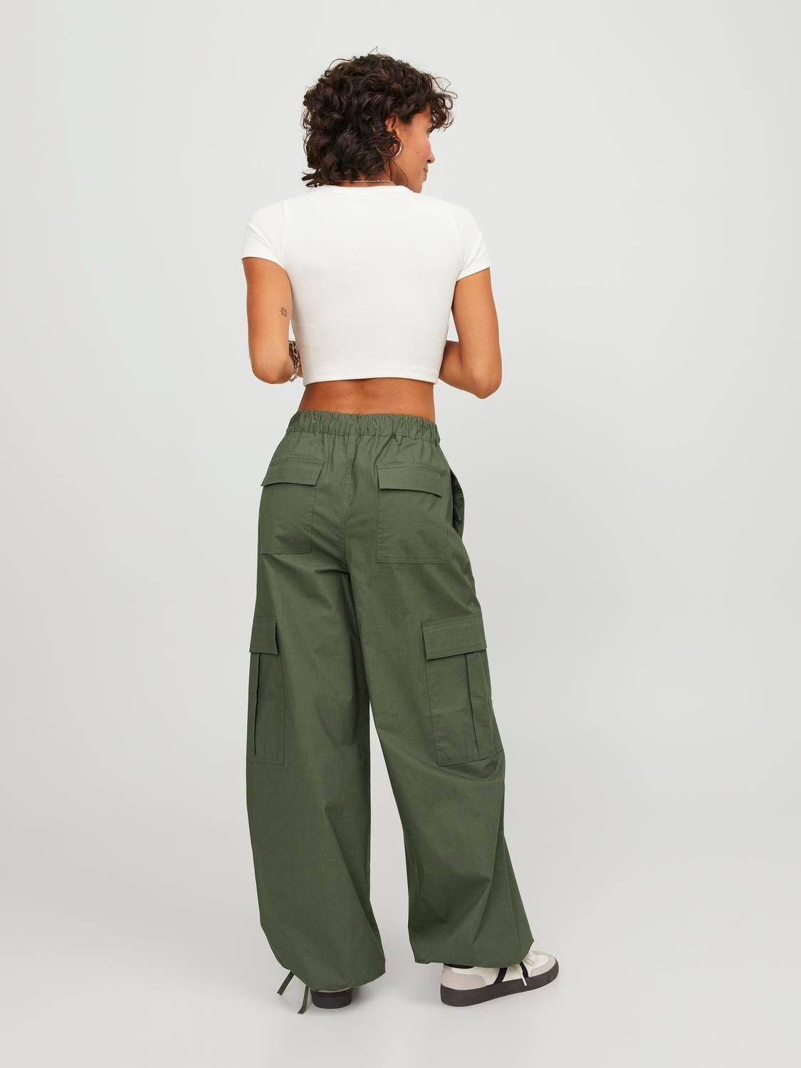 jackjones cargofitcargotrousers green