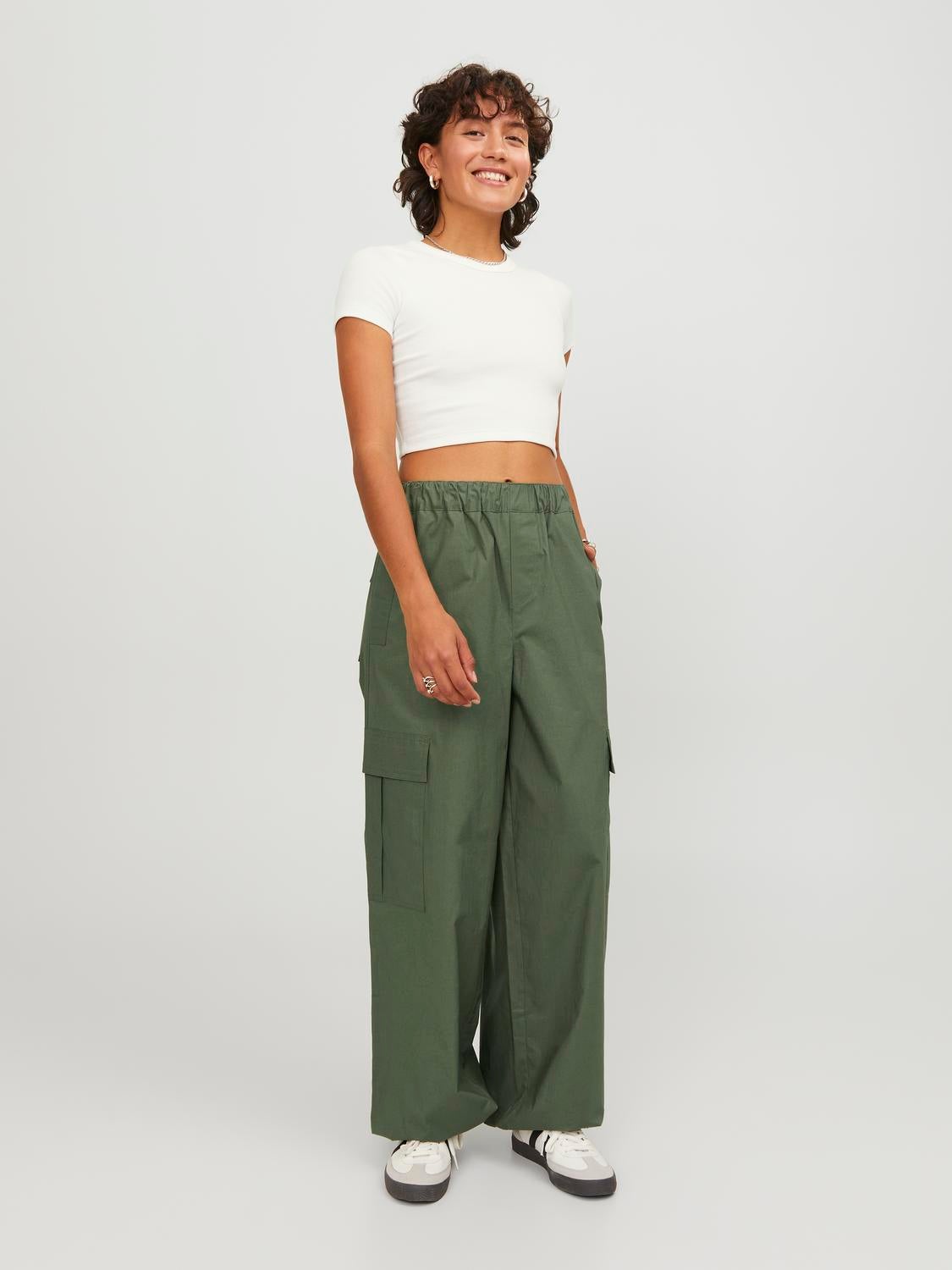 jackjones jxyokocargotrousers green